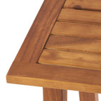 Selma Acacia Wood Outdoor Accent Side Table