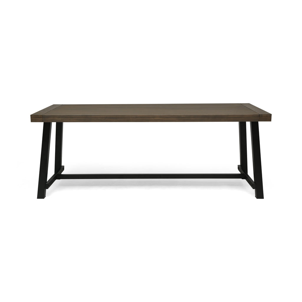 Acacia Wood Rectangular Outdoor Dining Table