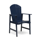 Outdoor Weather Resistant Acacia Wood Adirondack Dining Chairs, Set of 2