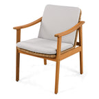 Avenue Acacia Wood Outdoor Dining Chairs, Set of 2