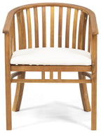 6-Seat Acacia Wood Outdoor Dining Set