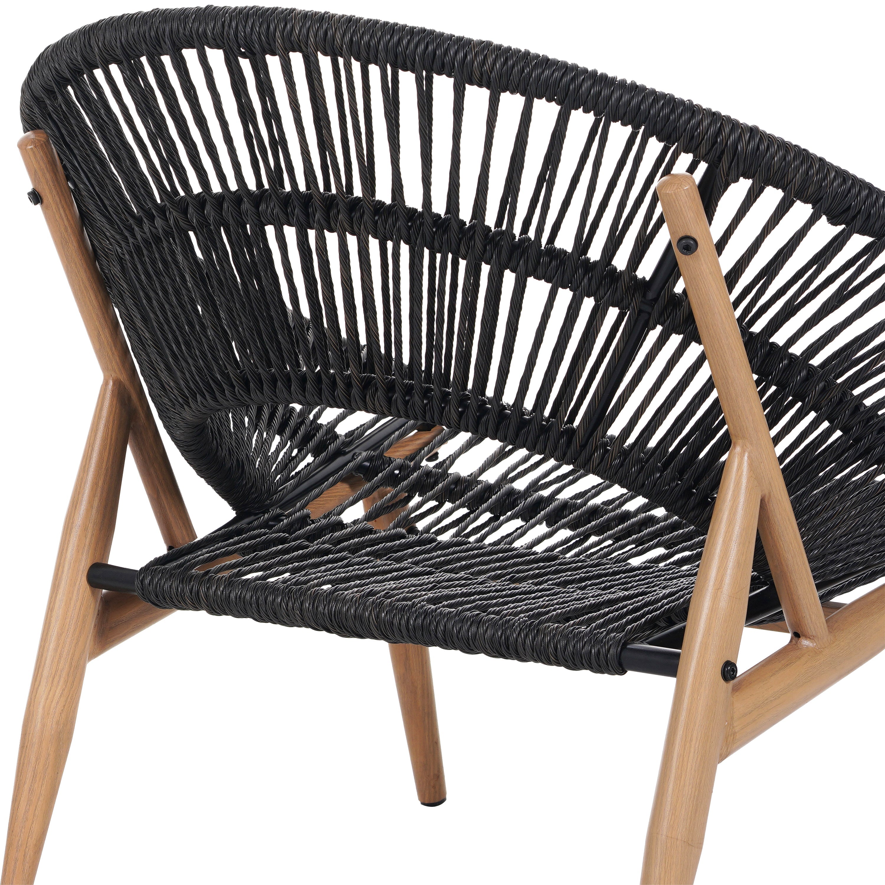 Cyril Outdoor Wicker Papasan Style Lounge Chair