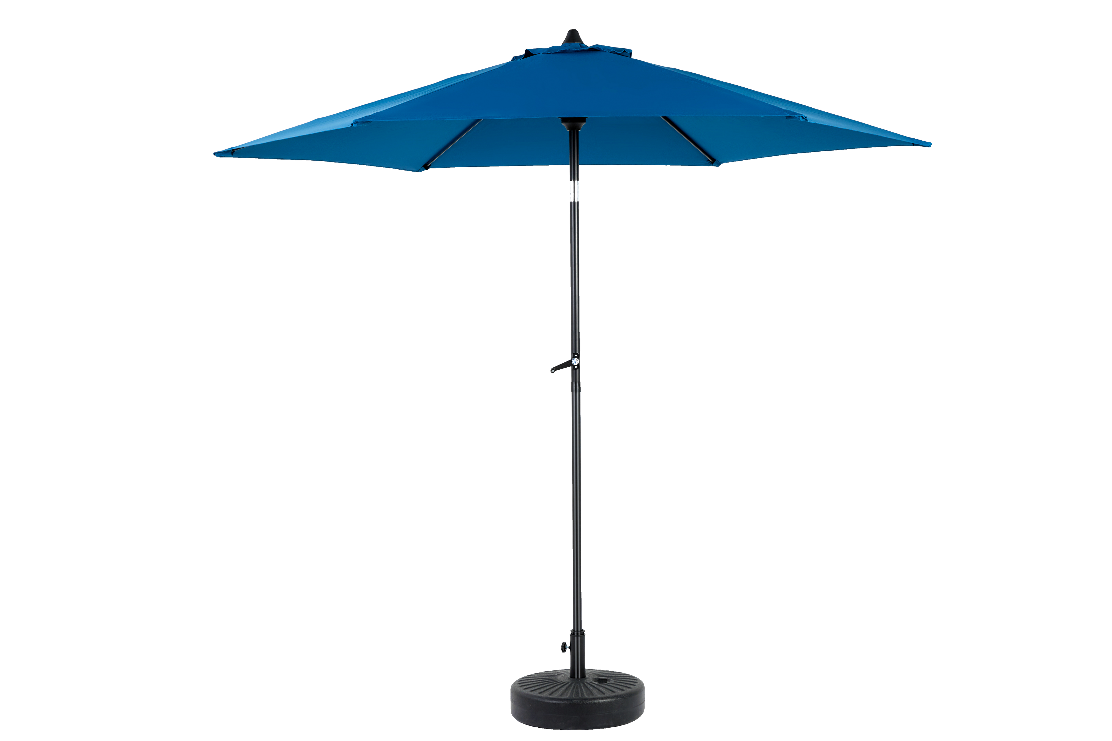 9' Outdoor Patio Umbrella Outdoor Table Umbrella with Push Button Tilt and Crank, Base Not Included
