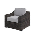 Laguna Sol Sloped Arm All-Weather Wicker Patio Chair with Cushions