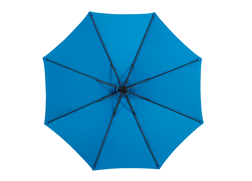 10' Offset Hanging Market Patio Umbrella w/Easy Tilt Adjustment, Base Not Included