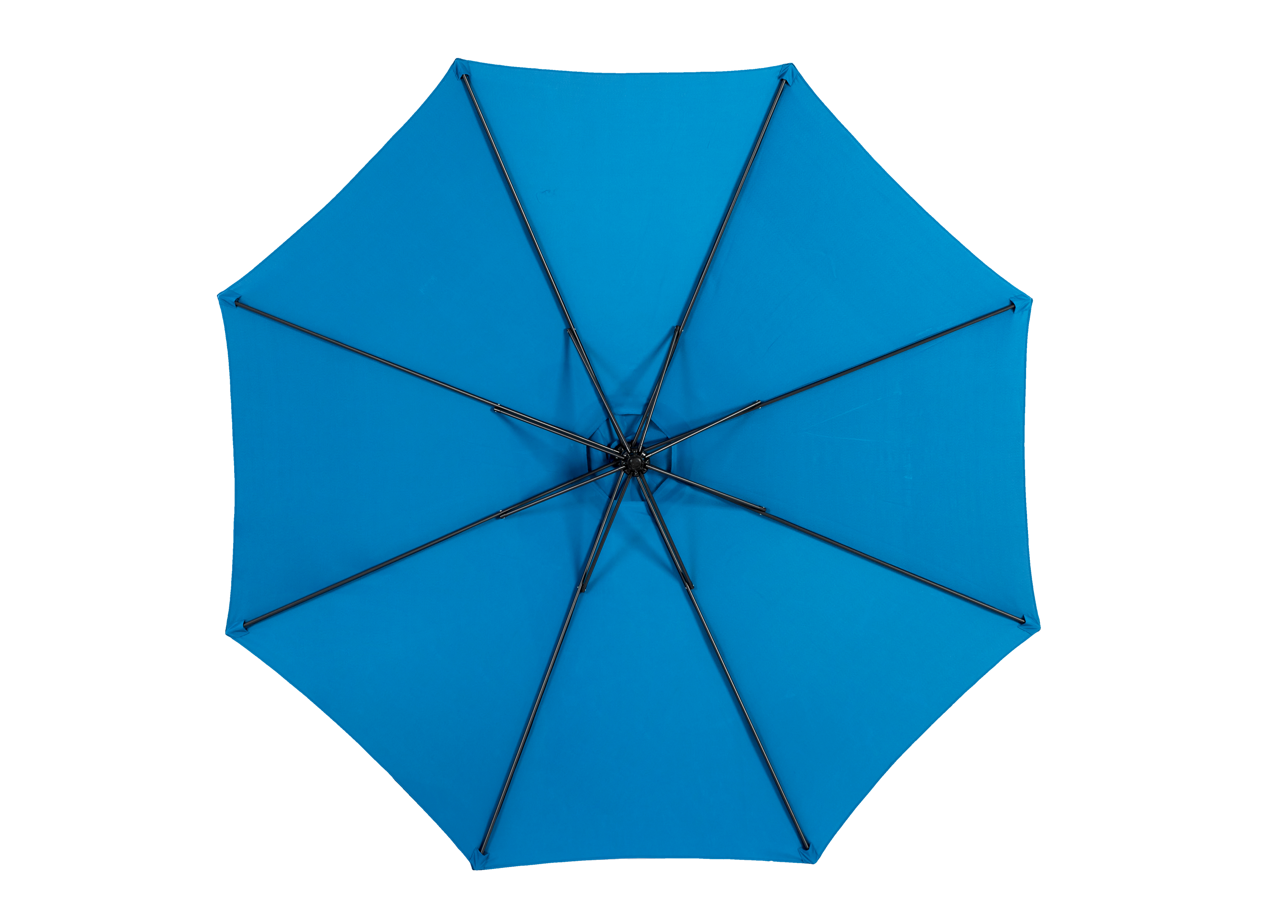 10' Offset Hanging Market Patio Umbrella w/Easy Tilt Adjustment, Base Not Included
