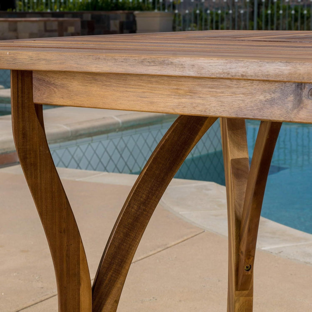 Hermosa 7-Piece Wood Outdoor Dining Set