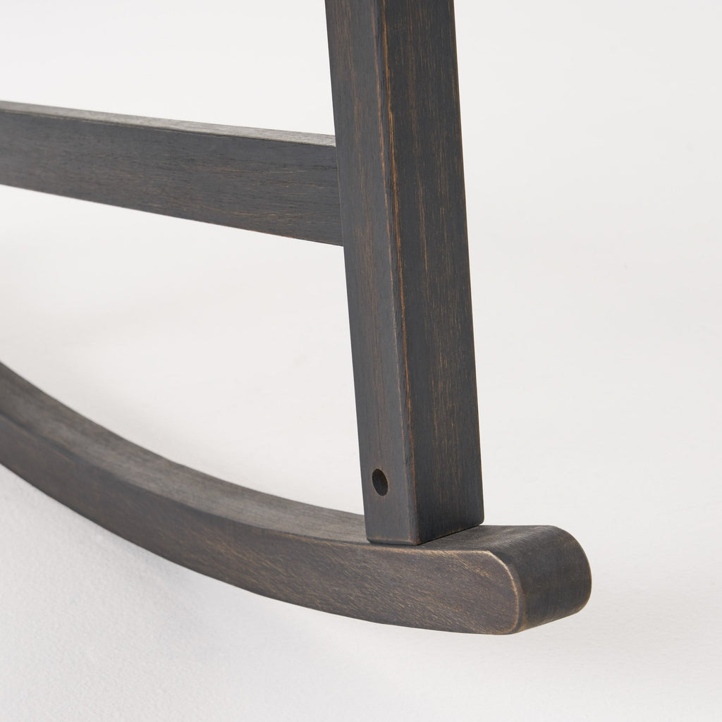 Muse Outdoor Acacia Rocking Chair with Slat Design