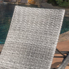 Crete Wicker Chaise Lounge, Set of 2