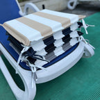 Conjure 4-Piece 15x15" Outdoor Fabric Seat Cushion with Ties