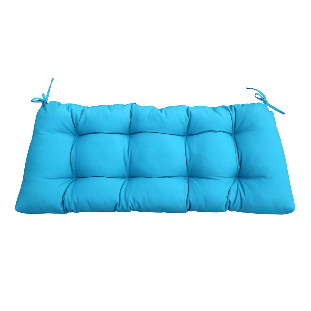 47" Tufted Outdoor Bench Cushion