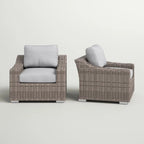 Laguna Sol All-Weather Wicker Outdoor Accent Chairs, Set of 2