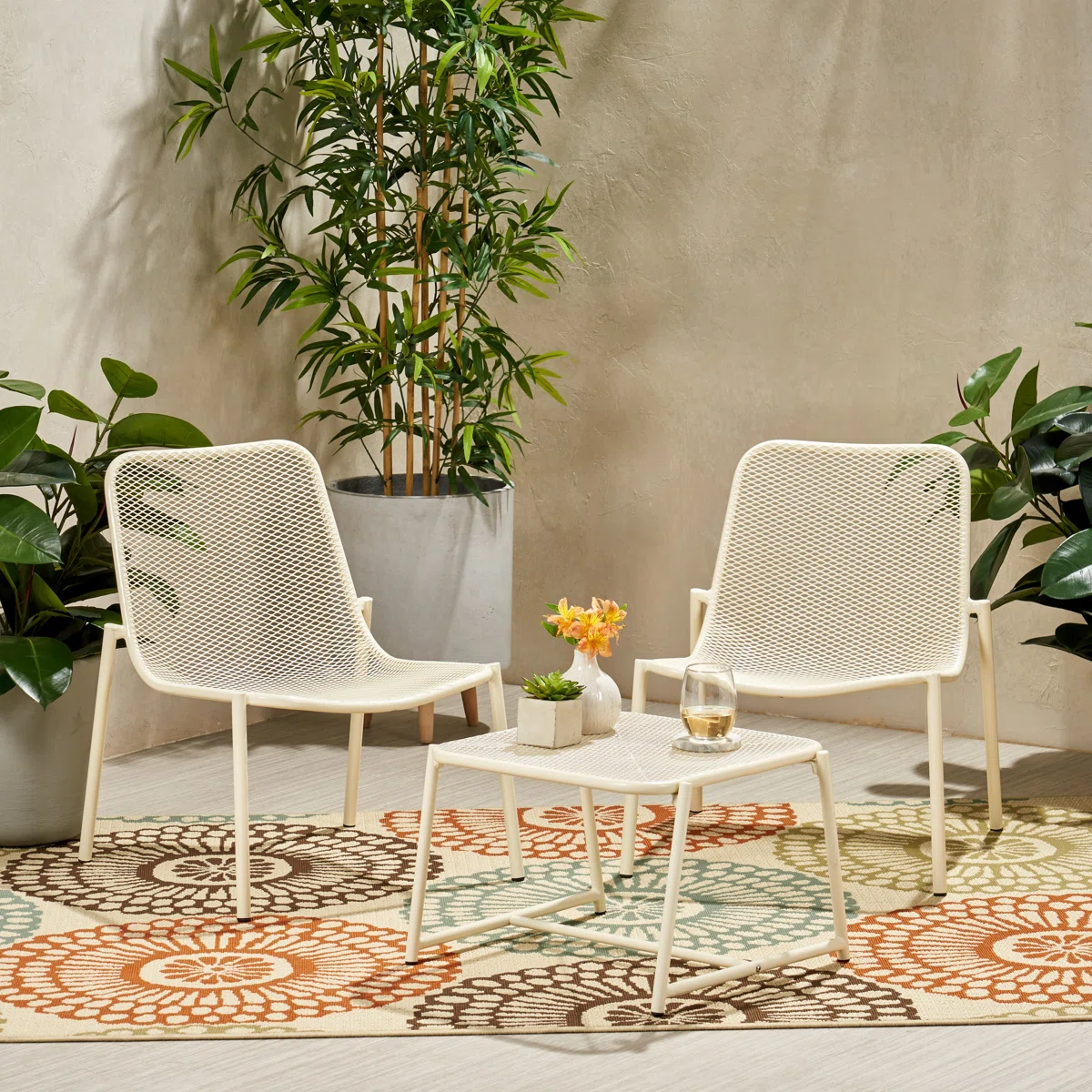 Kincaid Outdoor 3 Piece Chat Set