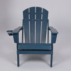 Composite Folding Adirondack Chair with Dual Cup Holder