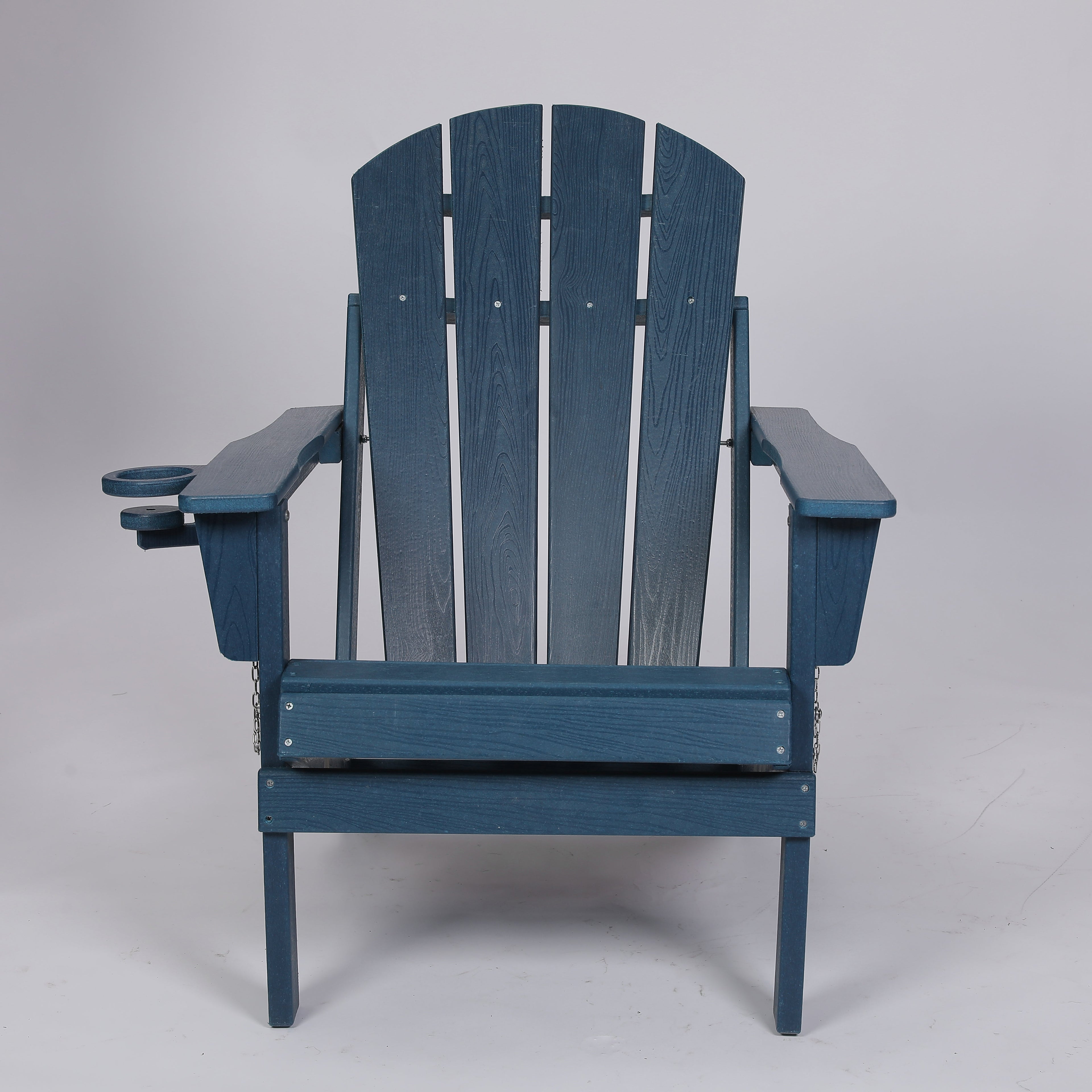 Composite Folding Adirondack Chair with Dual Cup Holder