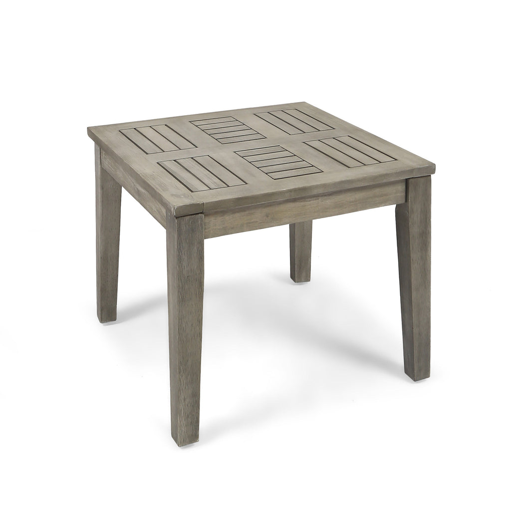 Hampton Outdoor Acacia Wood Side Table