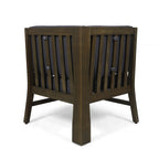 Perla Outdoor L-Shape Sectional Sofa with Coffee Table