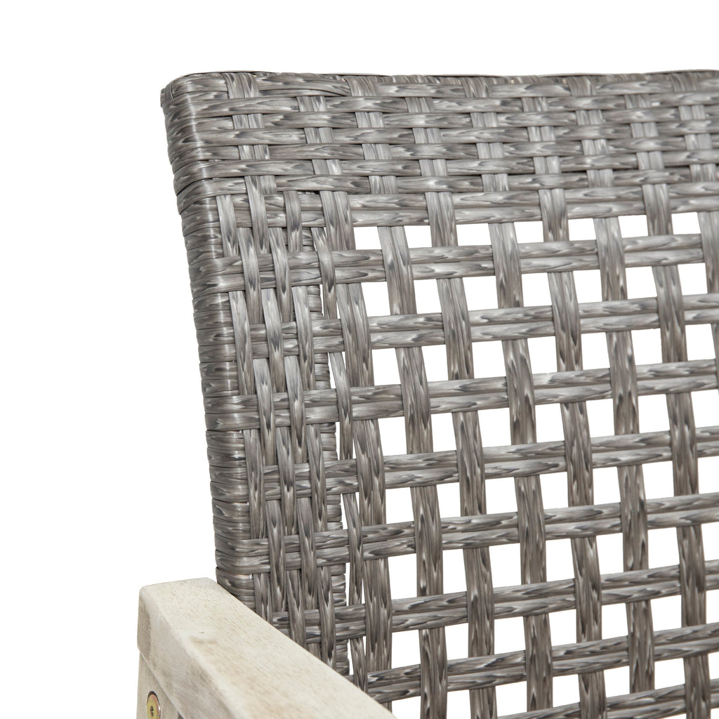 Hampton Outdoor Rattan Dining Chairs, Set of 2