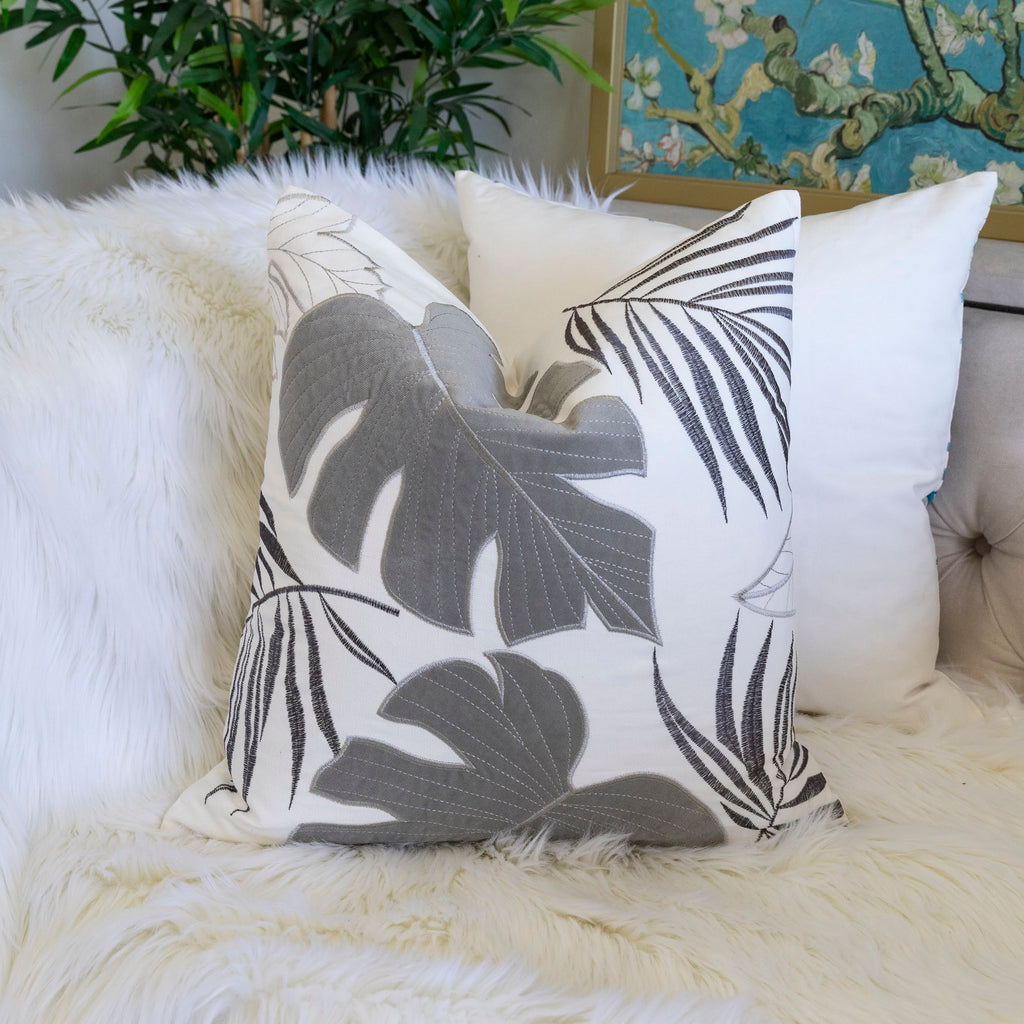 Monstera 20x20 Outdoor Throw Pillow