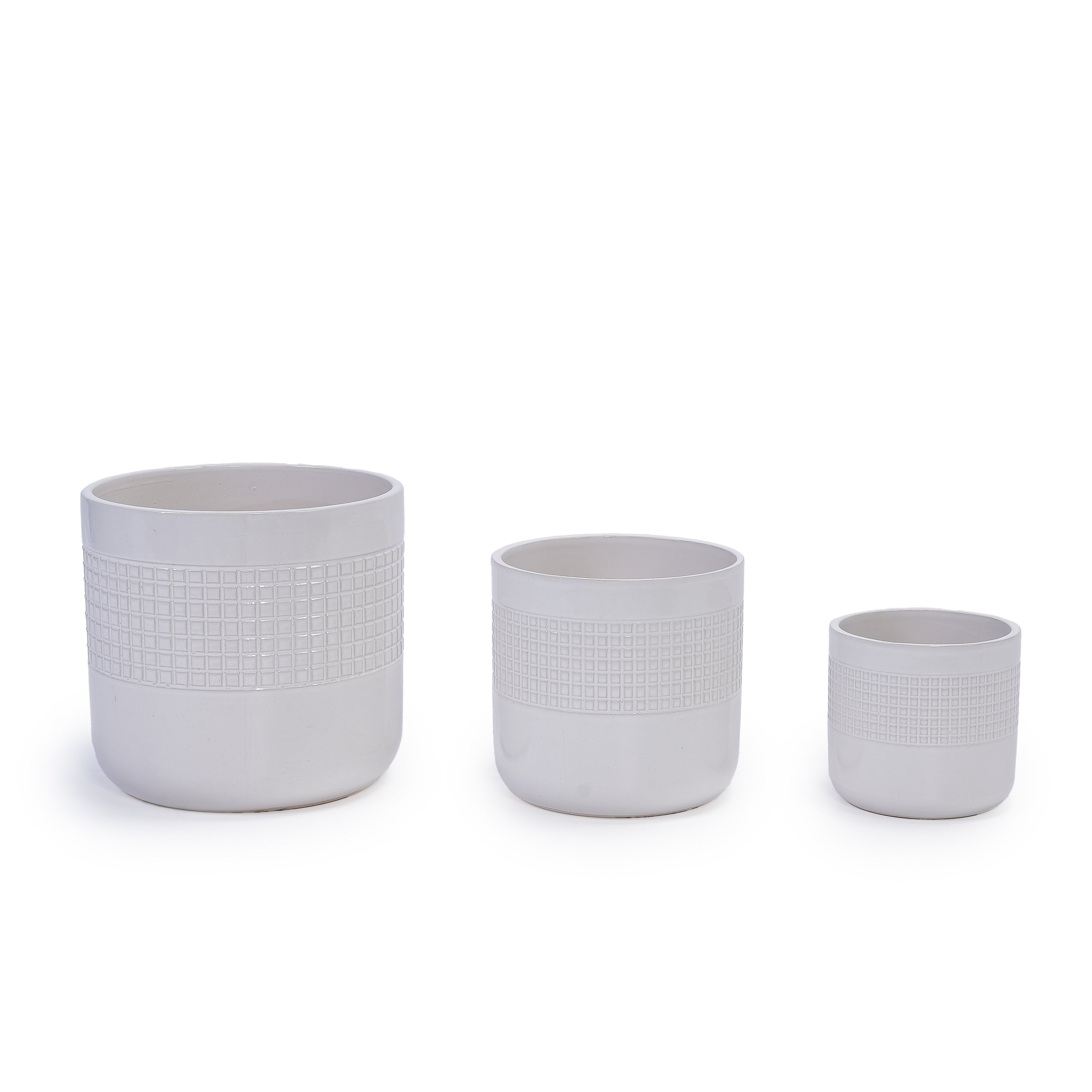 Pavo Handmade Ceramic Planter, Set of 3