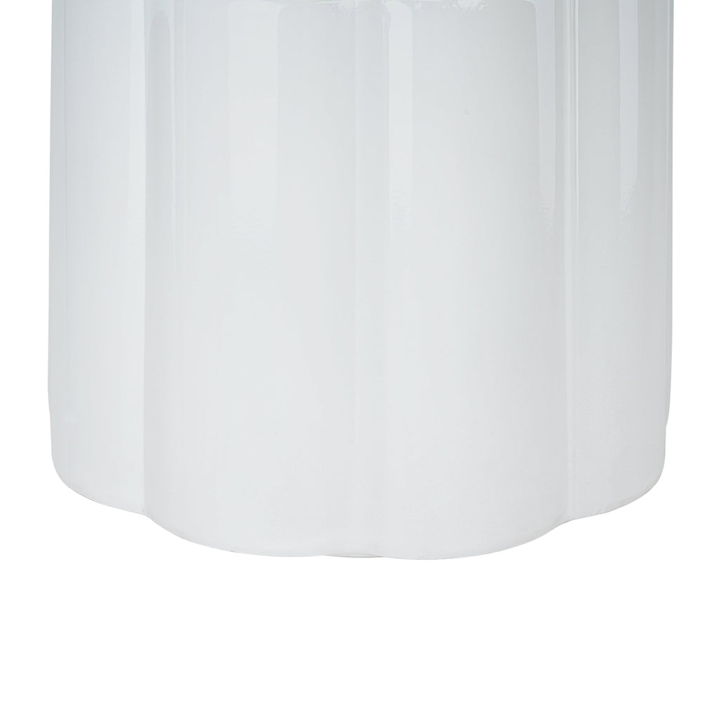 High-Gloss Magnesium Oxide Outdoor Side Table