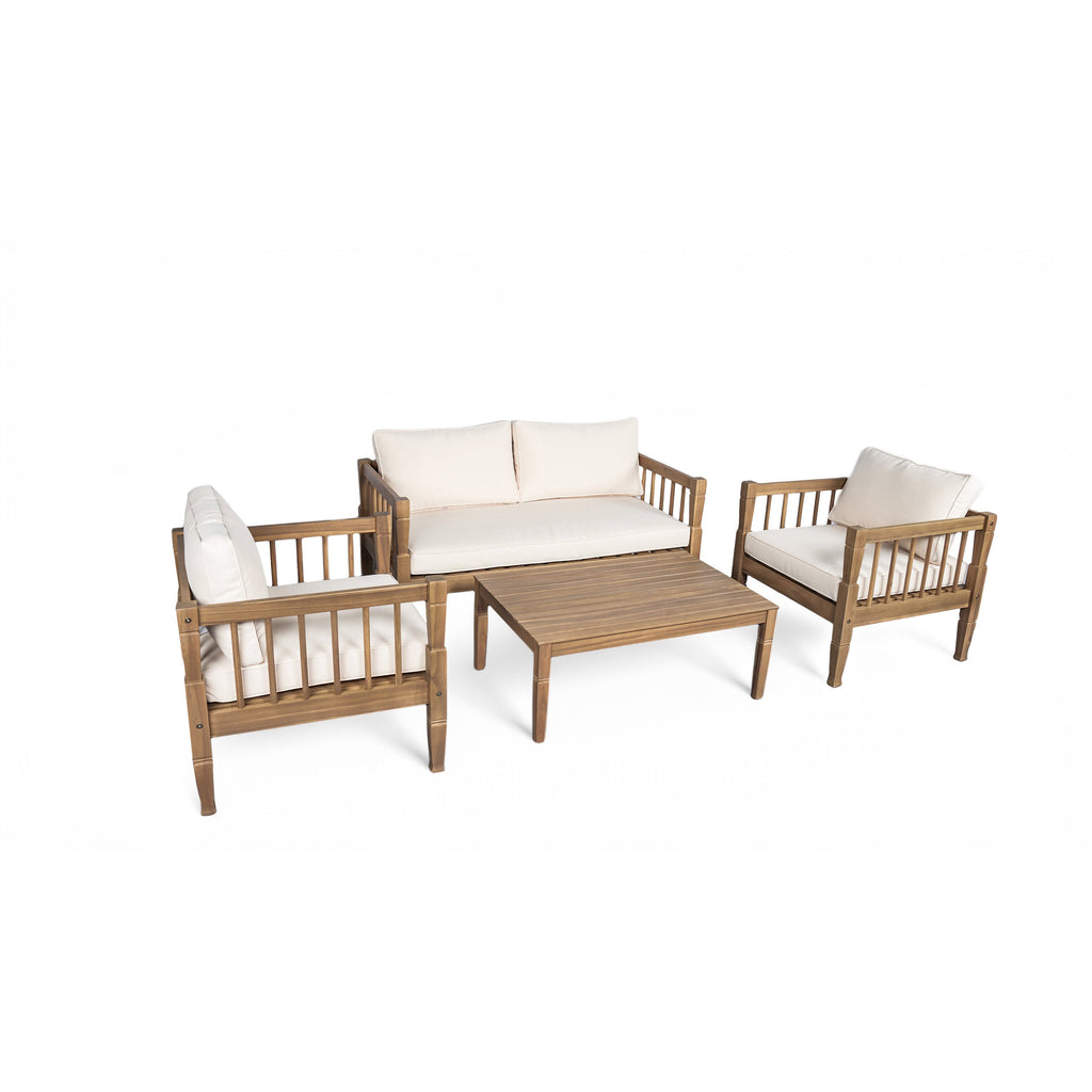 Banyan 4-Piece Patio Outdoor Furniture Set