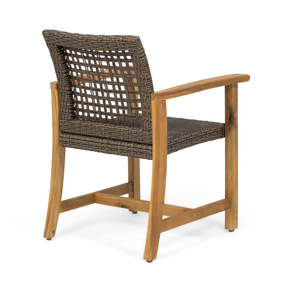 Hampton Outdoor Rattan Dining Chairs, Set of 2