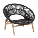 Cyril Outdoor Wicker Papasan Style Lounge Chair