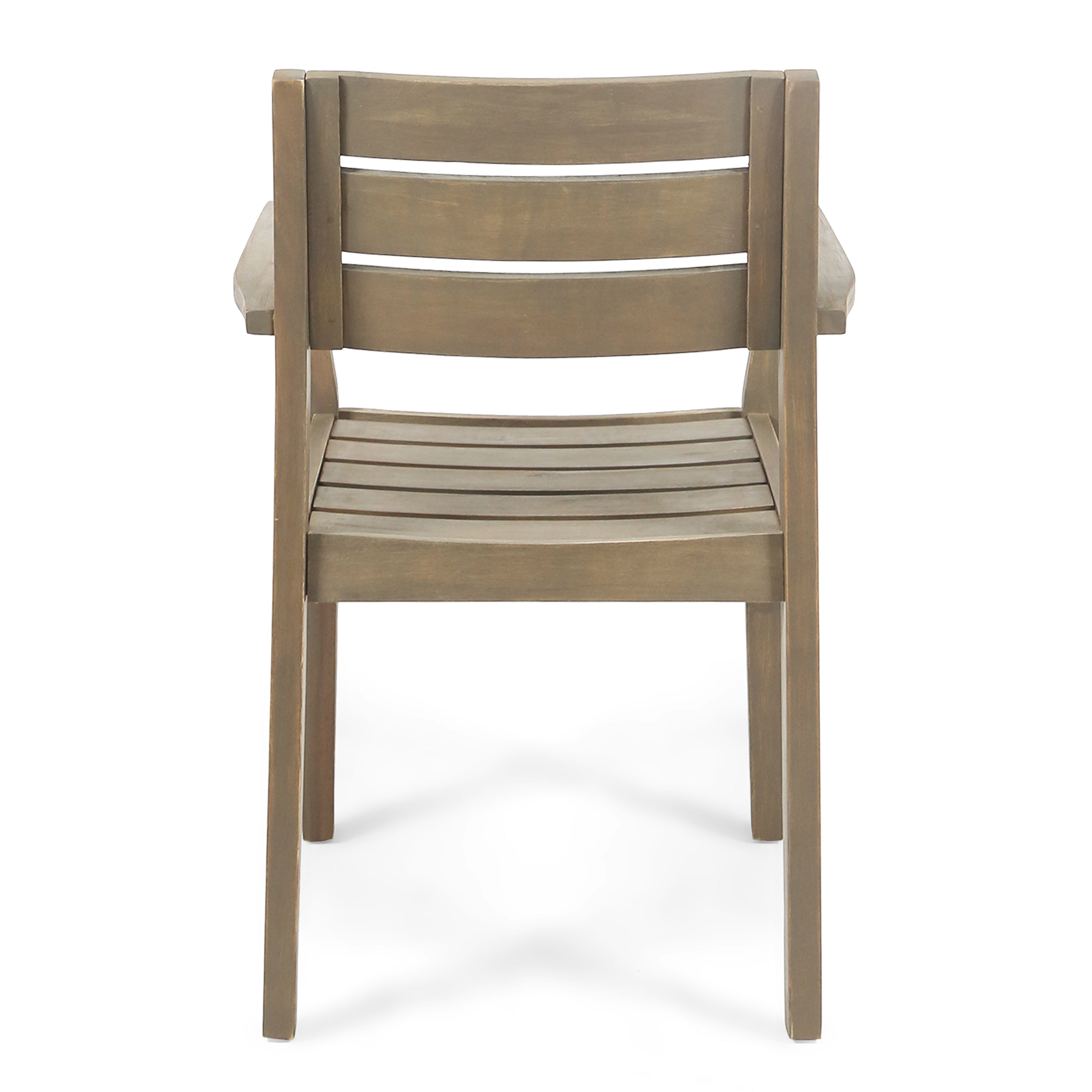Stamford Outdoor Acacia Wood Dining Chairs, Set of 2