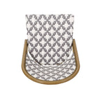 PE Rattan French Bistro Chair with Aluminum Frame, Set of 2