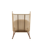 High Square Back Modern Outdoor Rocking Chair