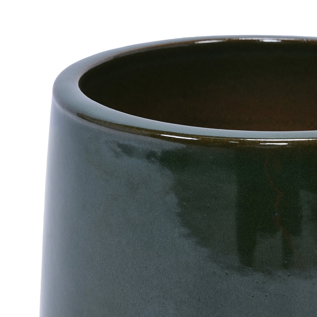 Solano Handmade Glazed Ceramic Planter, Set of 3