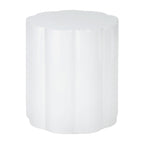 High-Gloss Magnesium Oxide Outdoor Side Table