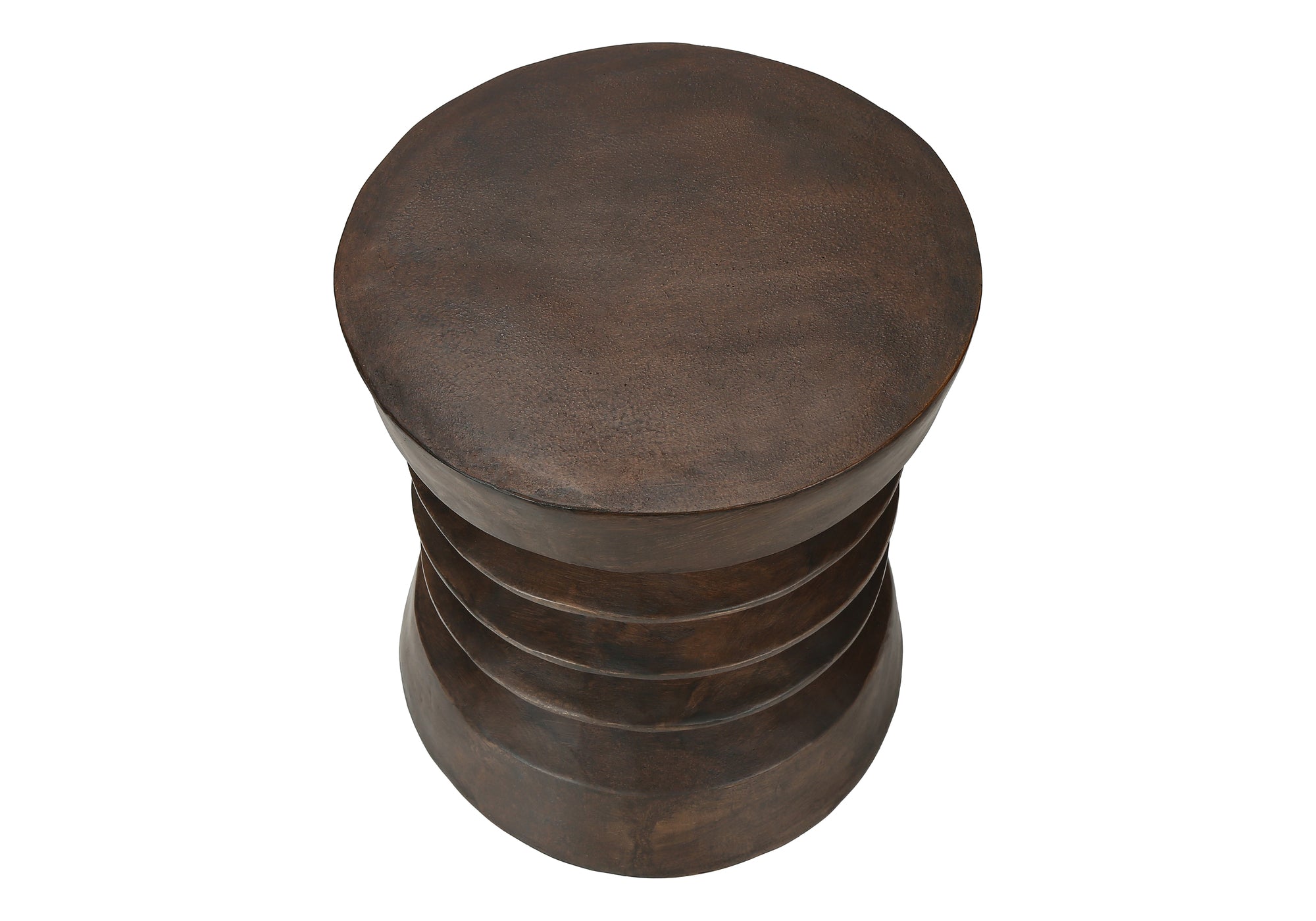 Modern Drum Indoor Outdoor Accent Table