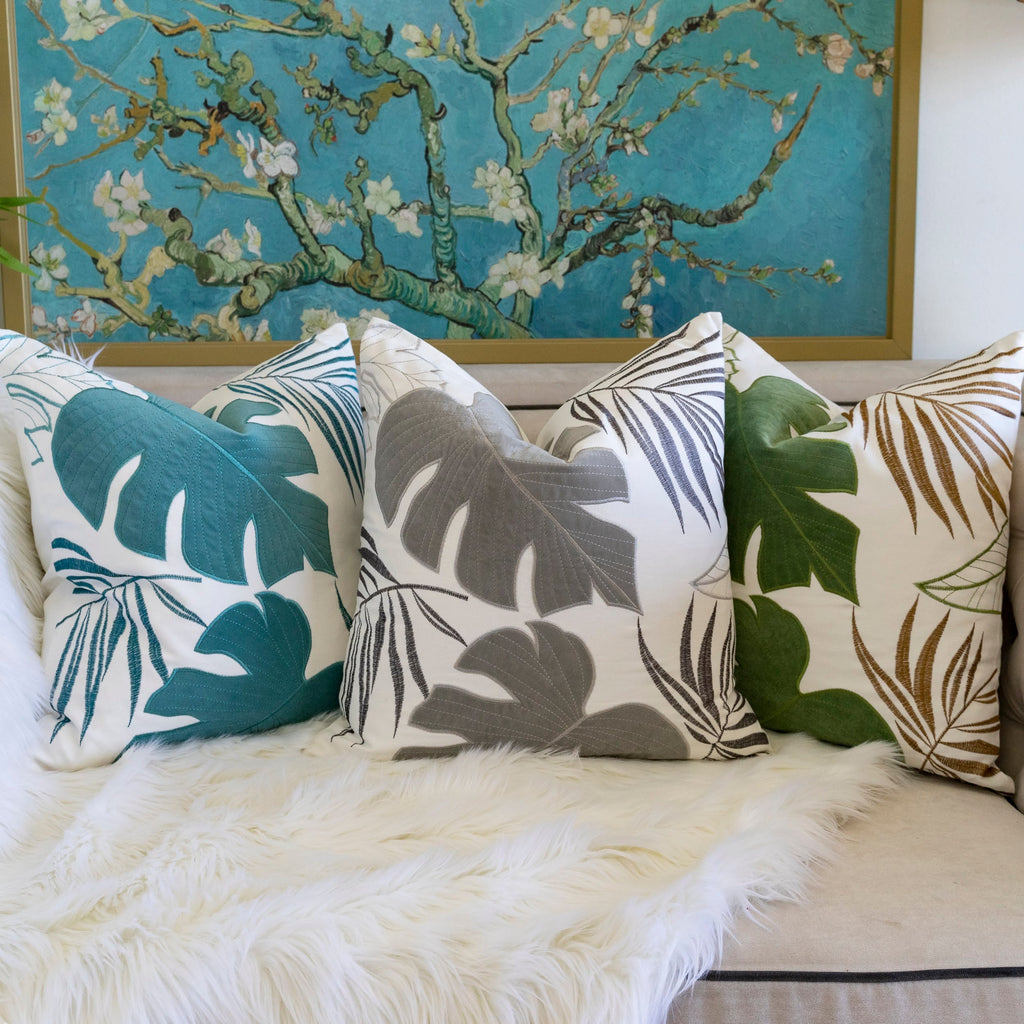 Monstera 20x20 Outdoor Throw Pillow