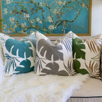 Monstera 20x20 Outdoor Throw Pillow