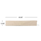 Fabric Chaise Lounge Cover, Set of 2