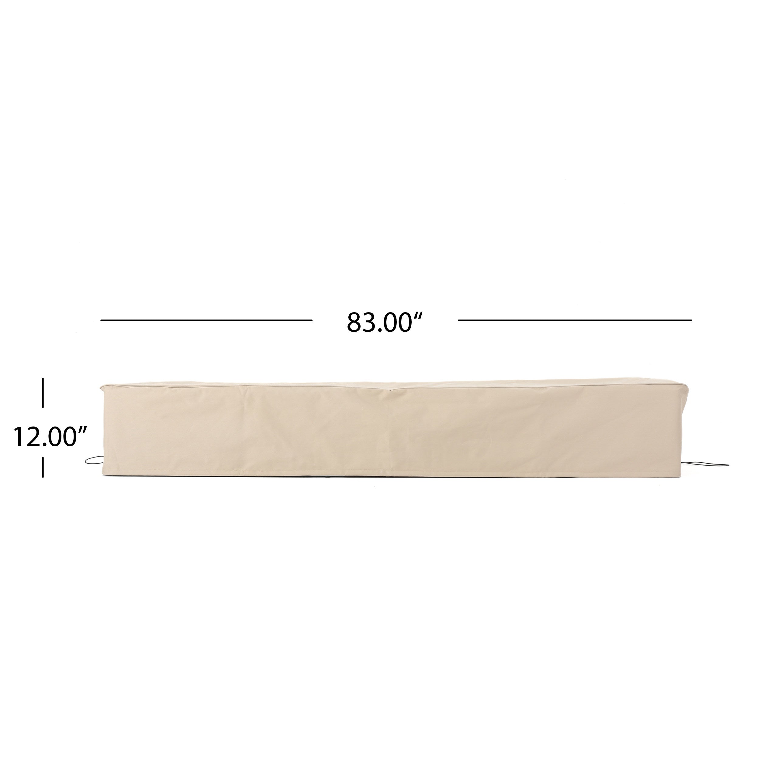 Fabric Chaise Lounge Cover, Set of 2