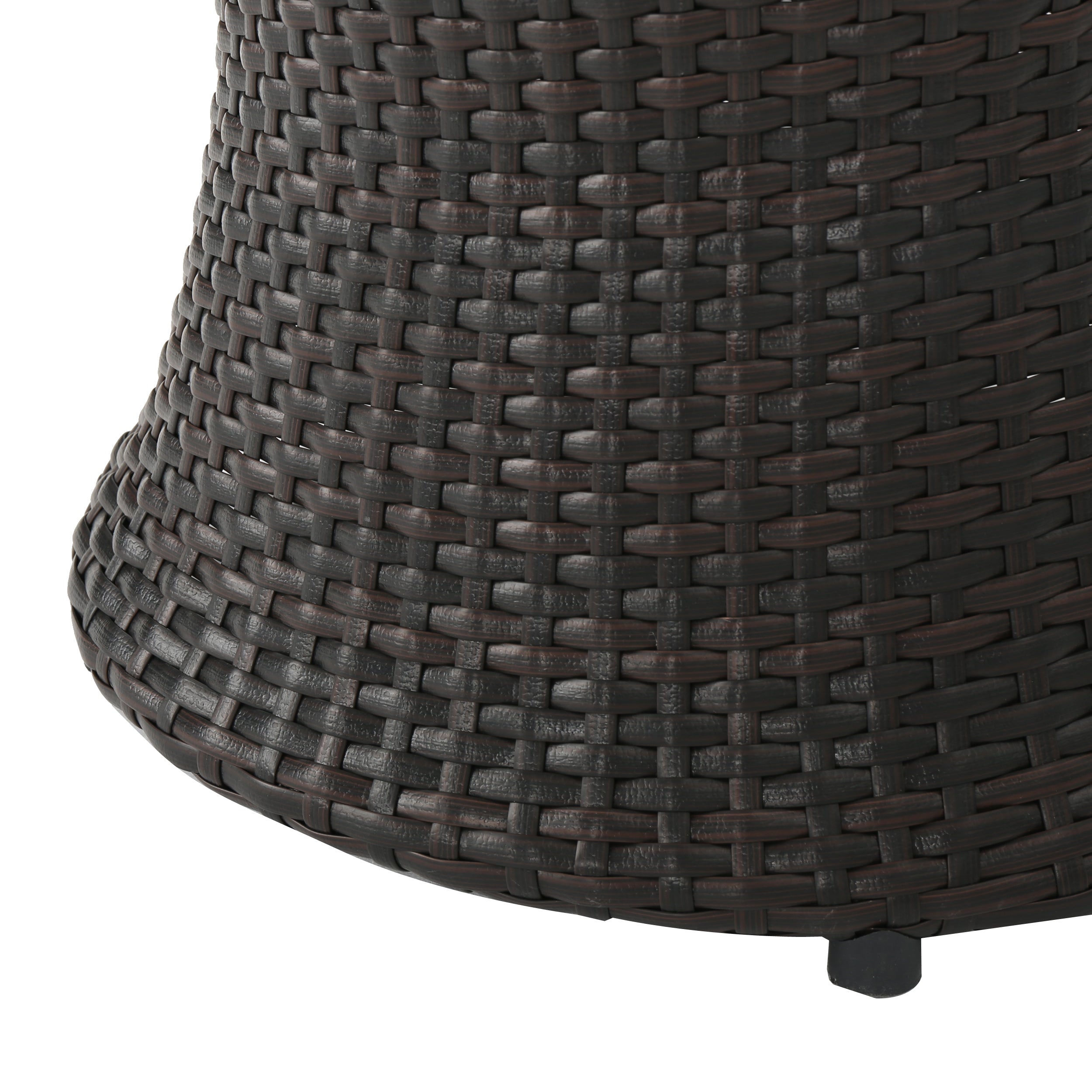 Thrive Hourglass Rattan Outdoor Side Table