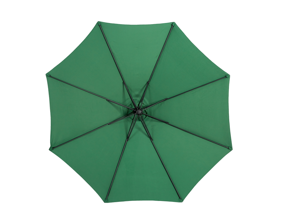10' Offset Hanging Market Patio Umbrella w/Easy Tilt Adjustment, Base Not Included