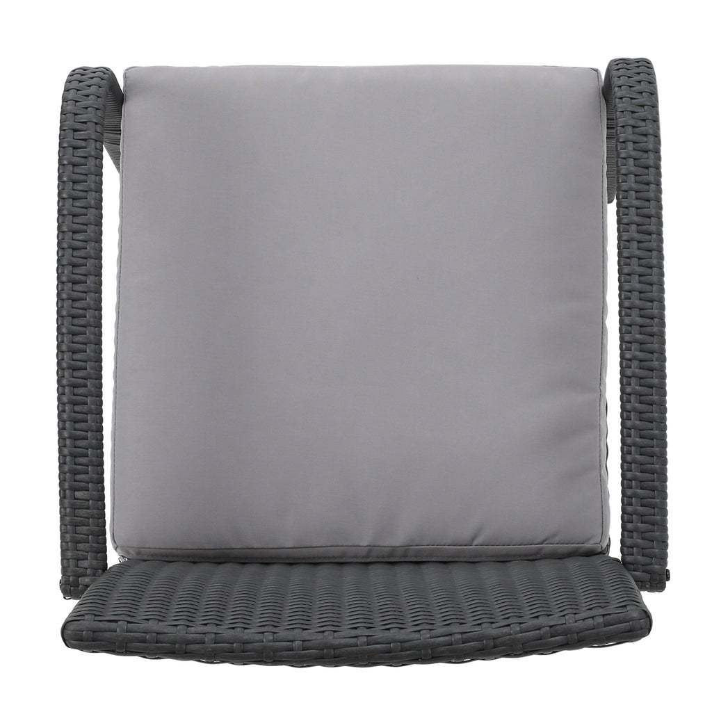 Cordoba Outdoor Wicker Dining Chairs, Set of 2