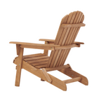 Outdoor Wooden Folding Adirondack Chair, Set of 2