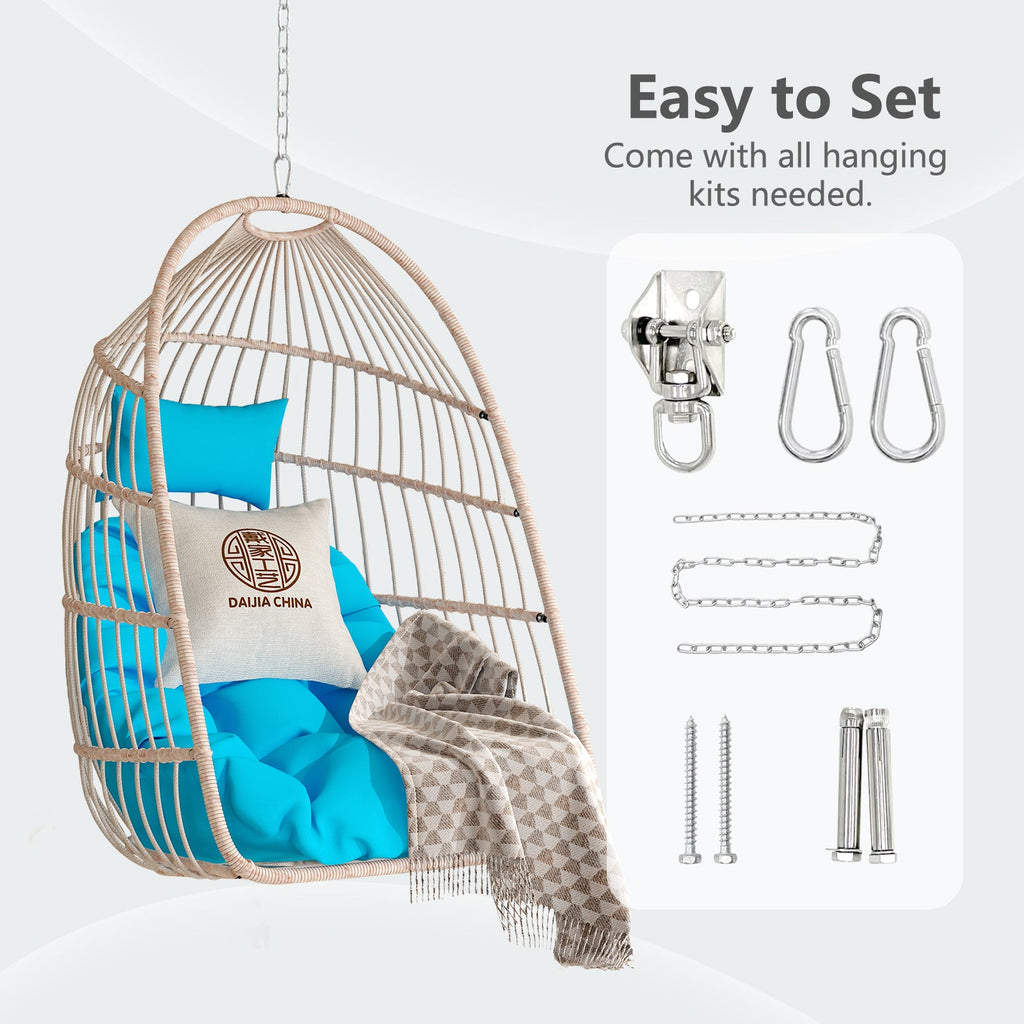Folding Outdoor Egg Swing Chair