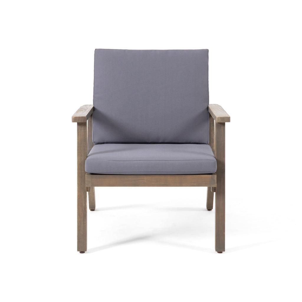Brixton Outdoor Club Chair with Cushion, Set of 2