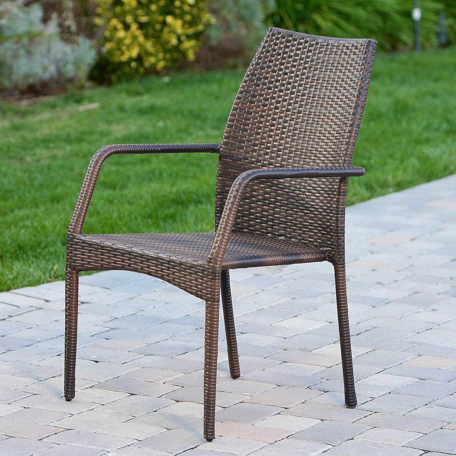 Mercer Outdoor Wicker Chairs, Set of 2