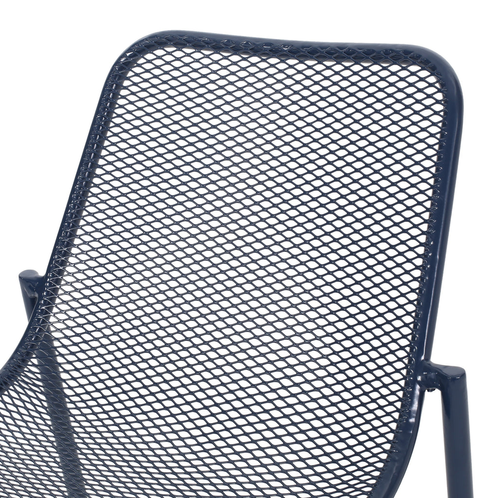Kincaid Stackable Iron Chairs, Set of 2