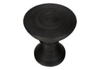 Modern Transitional Pedestal Indoor Outdoor Accent Table
