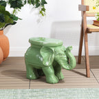 Elephant Ceramic Garden Stool