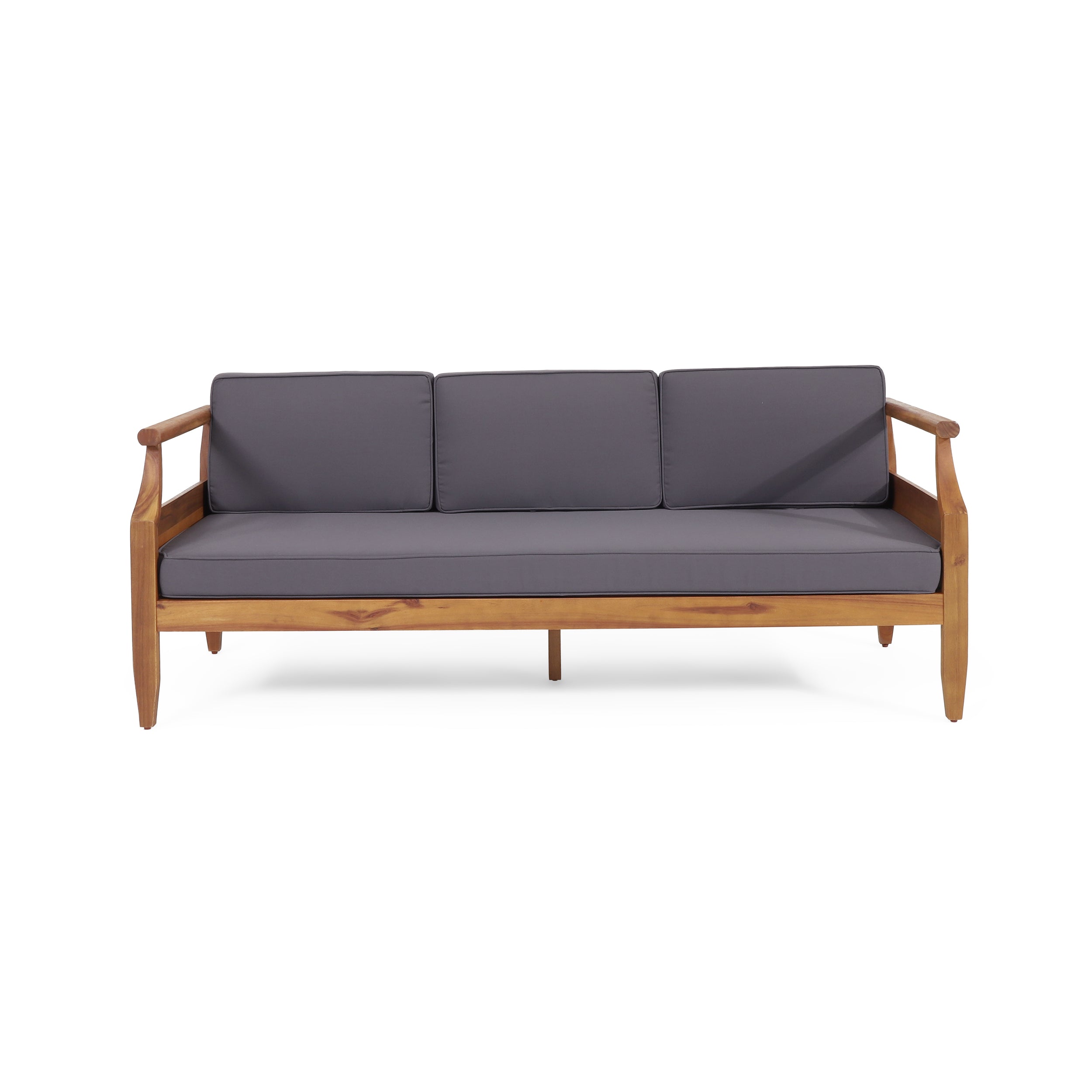 Aston Outdoor Acacia Wood 3 Seater Sofa