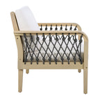 Millie Outdoor Acacia Wood Loveseat & Coffee Table Set
